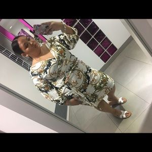 Boohoo plus - Chain Print Wrap dress - 20